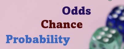 probability vs chance
